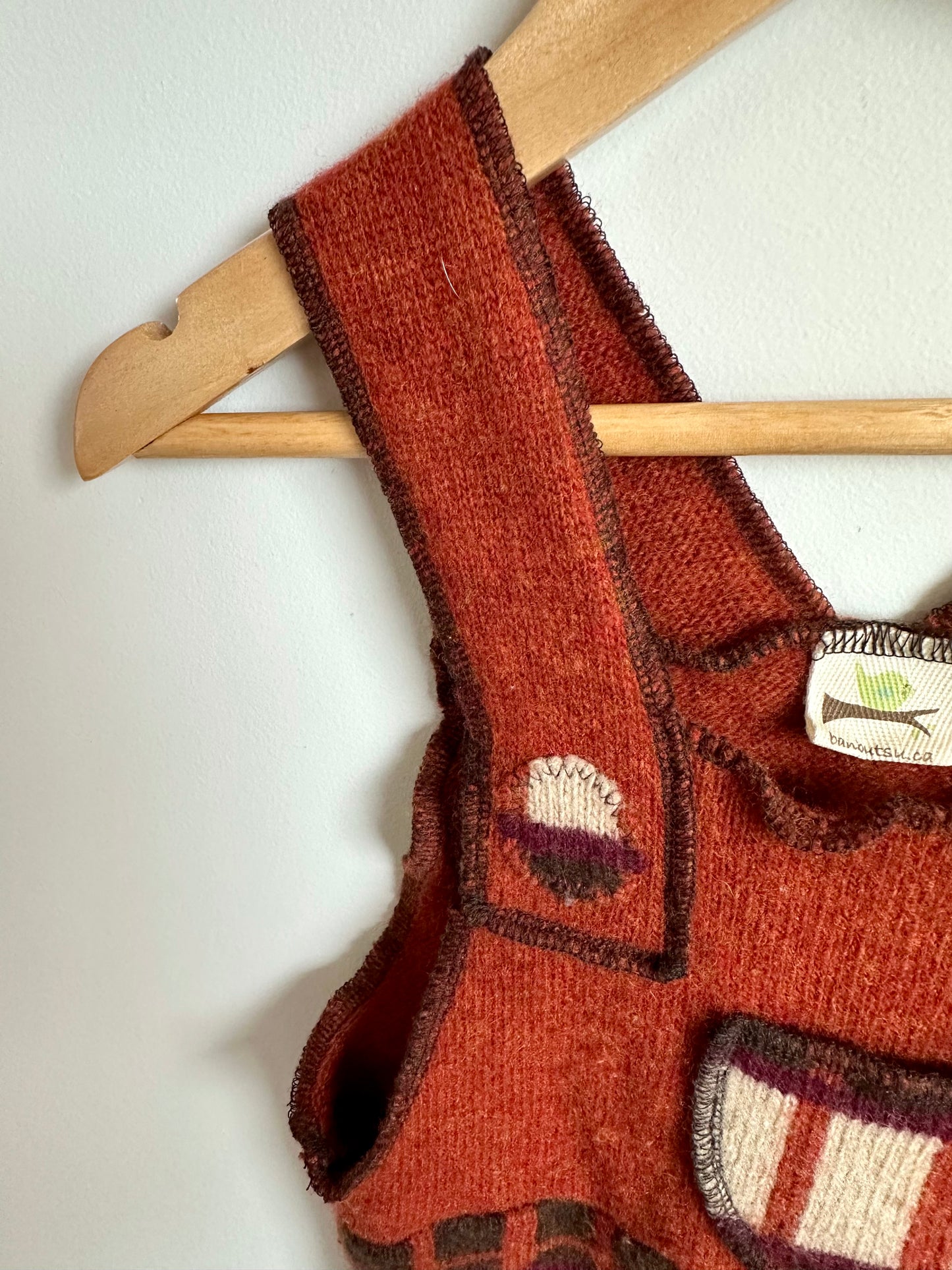 Made in Victoria Rust Pattern Jumpsuit / 2-3T
