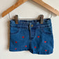 Heart Denim Skirt / 3T