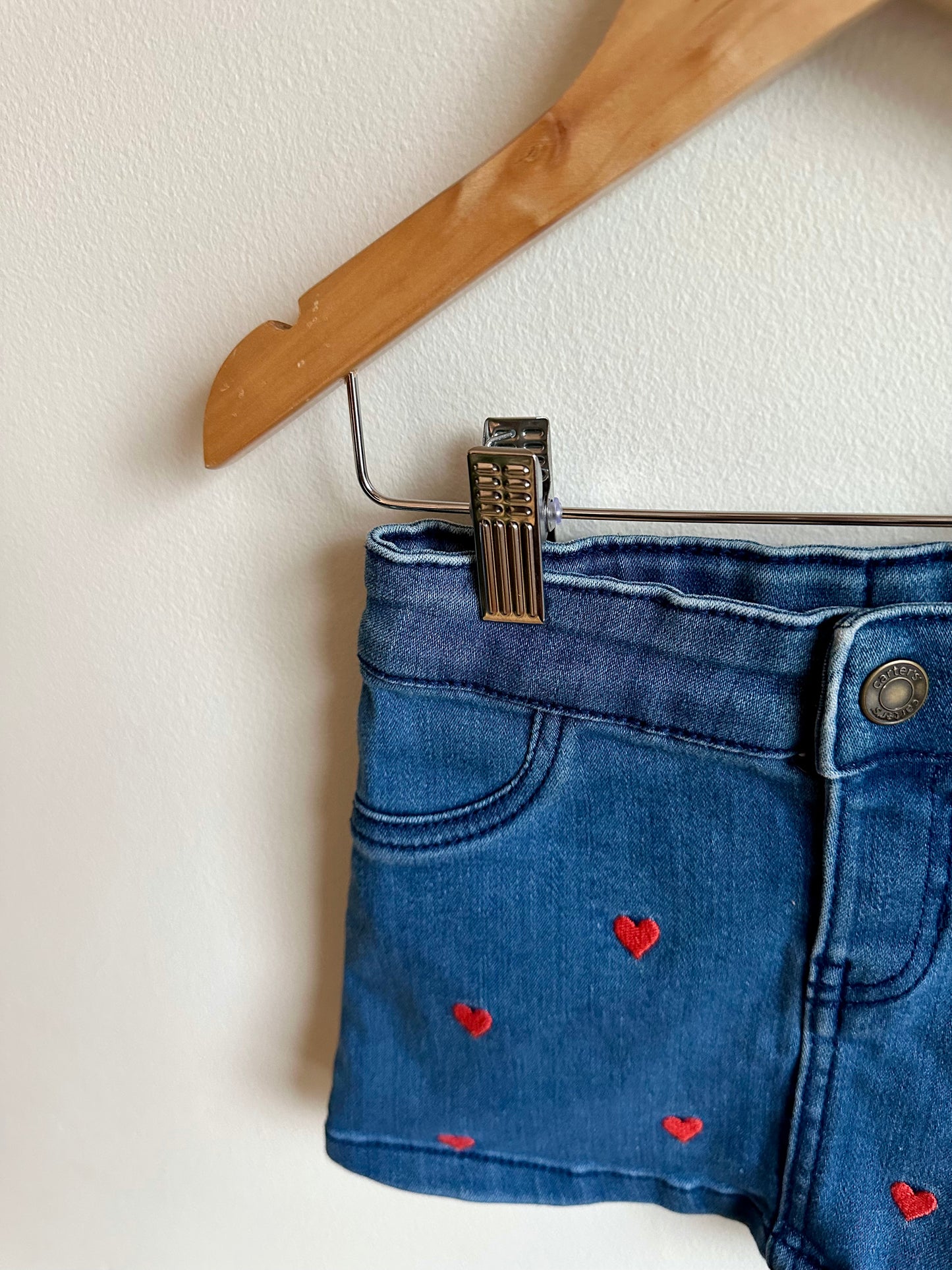 Heart Denim Skirt / 3T