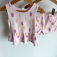 Pink Ice-cream Tank + Short Set / 3T