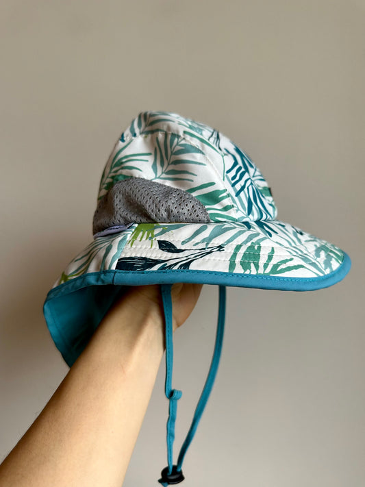 Tropical Leaf Sun Hat / 9-18m