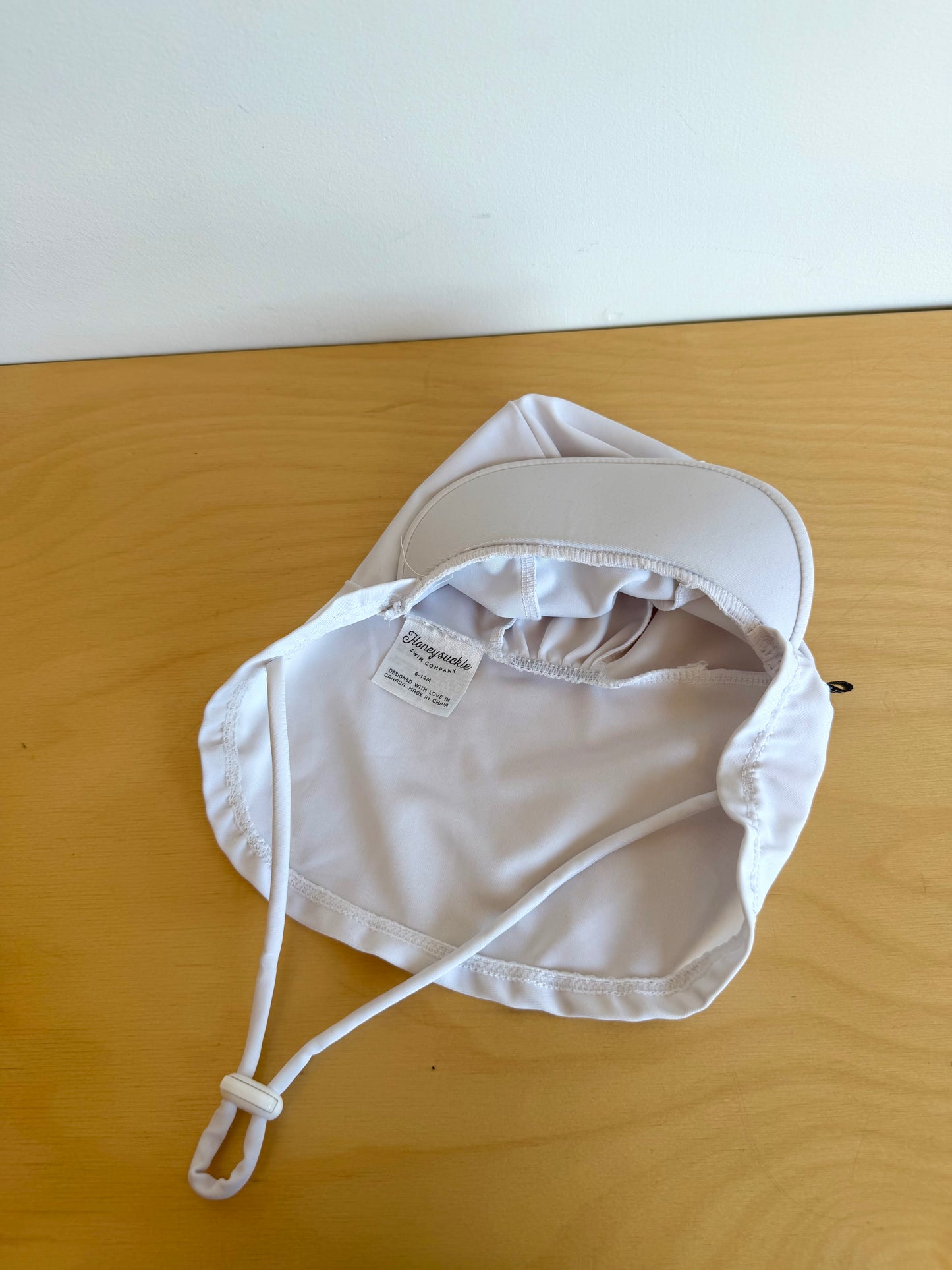 Honeysuckle White Sun Hat / 6-12m