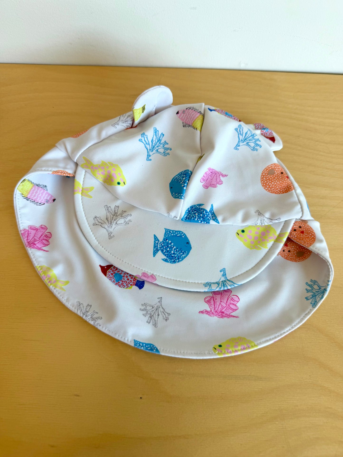 Fish Coral Sun Hat / 6-12m