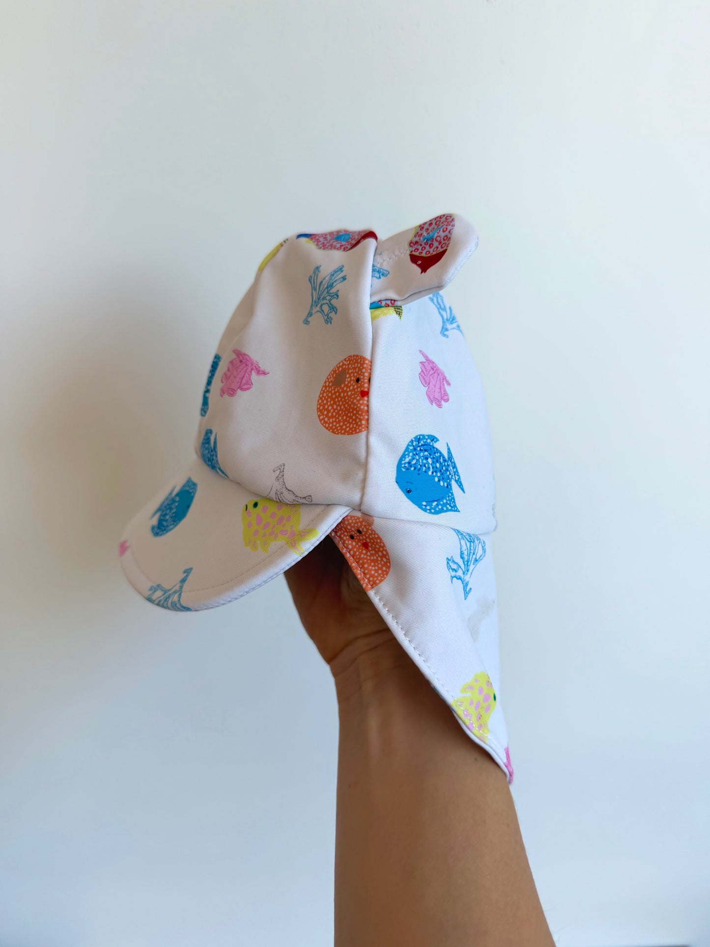 Fish Coral Sun Hat / 6-12m