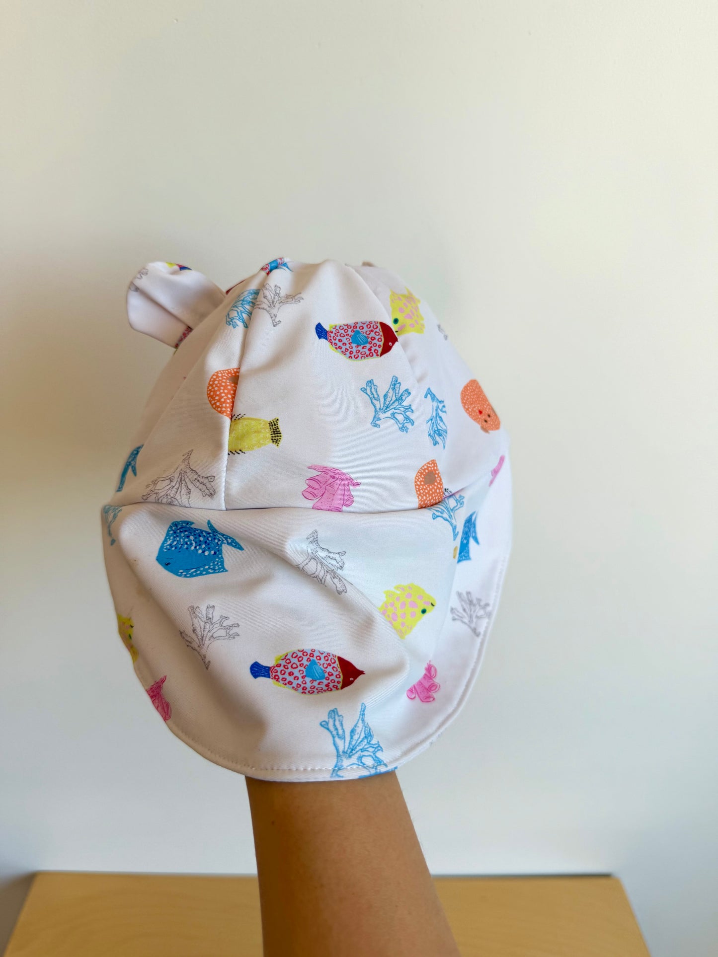 Fish Coral Sun Hat / 6-12m