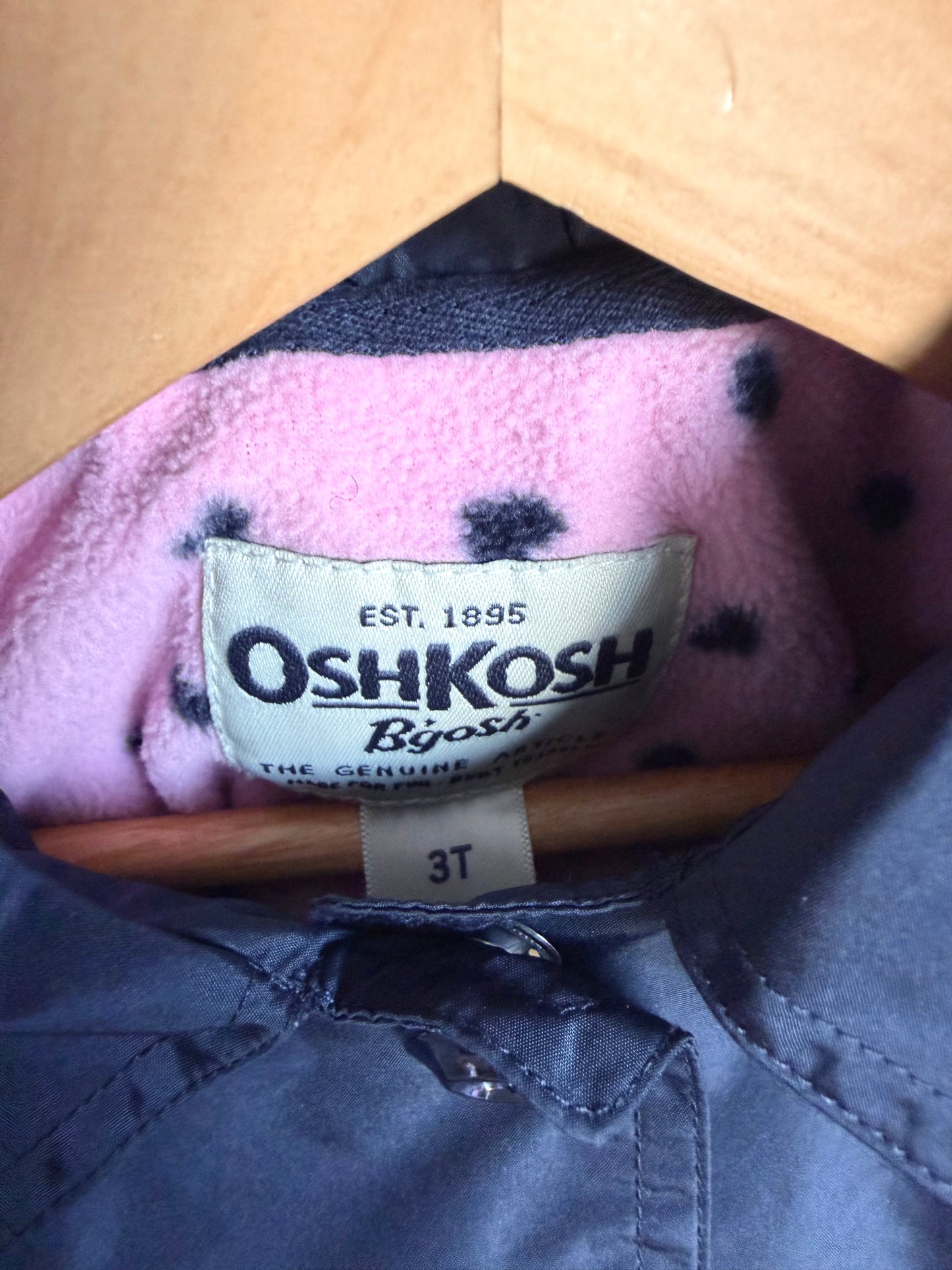 OshKosh Navy Snap Jacket / 3T