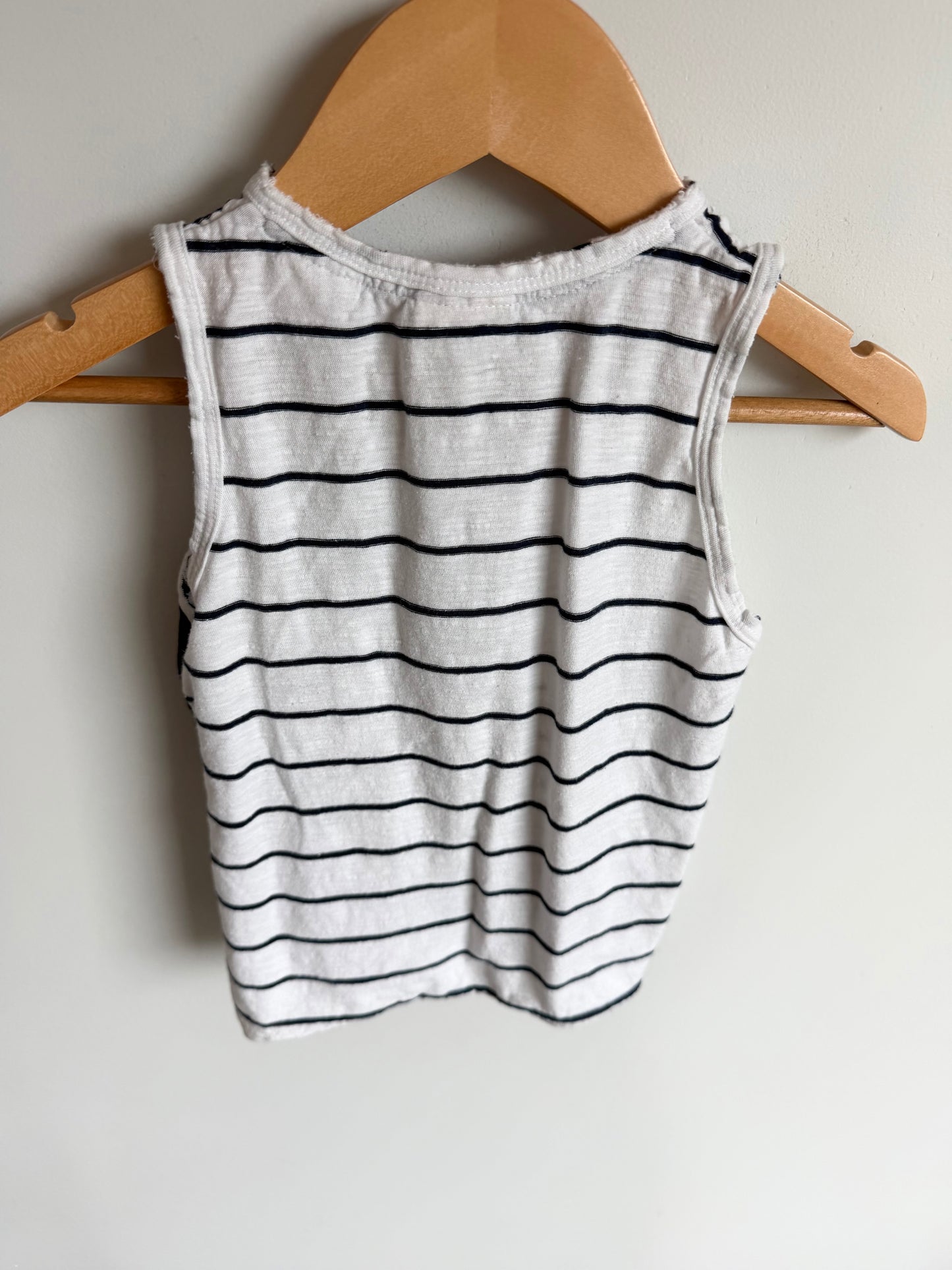 Zara Striped Blue Pocket Tank / 2T