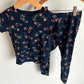 Saphire Floral Top + Pants PJ Set / 3-4T