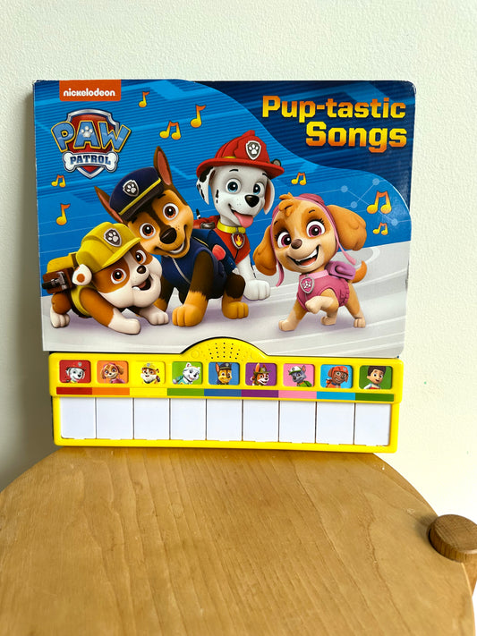 Paw Patrol Pup-tastic Paino Book (No Shipping)