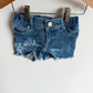 Gap Dark Marbled Denim Shorts / 2T