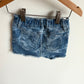 Gap Dark Marbled Denim Shorts / 2T