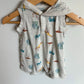 Safari Animals Hooded Romper / 0-3m
