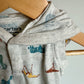 Safari Animals Hooded Romper / 0-3m