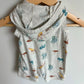 Safari Animals Hooded Romper / 0-3m