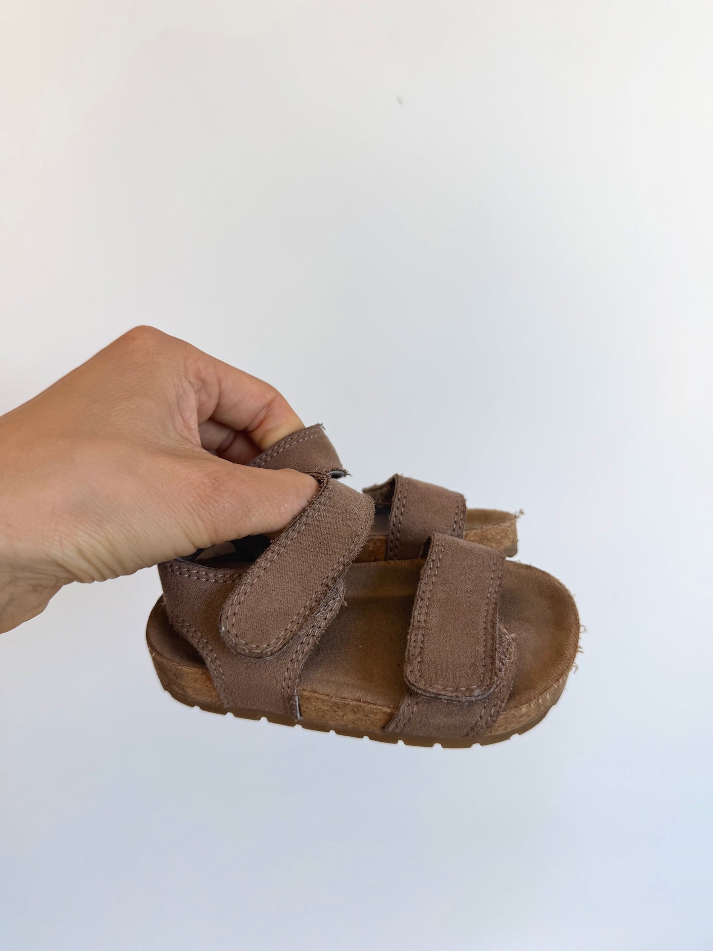 Brown Strap Sandals / 6-12m