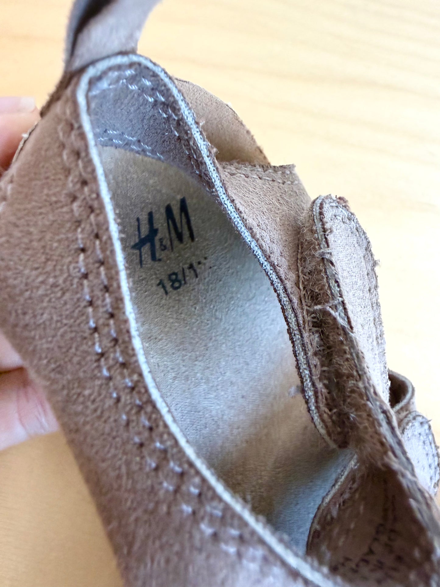 Brown Strap Sandals / 6-12m