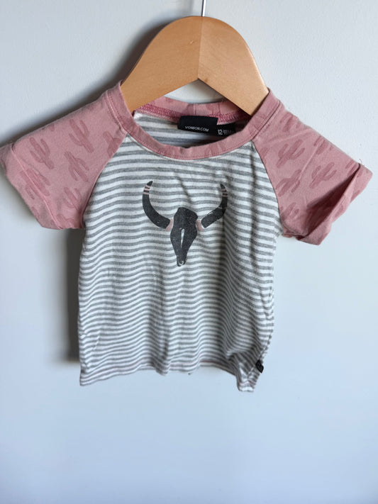 VonBon Bamboo Horns Top / 12-18m