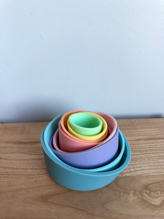 Silicone Stacking Cups (No Shipping)