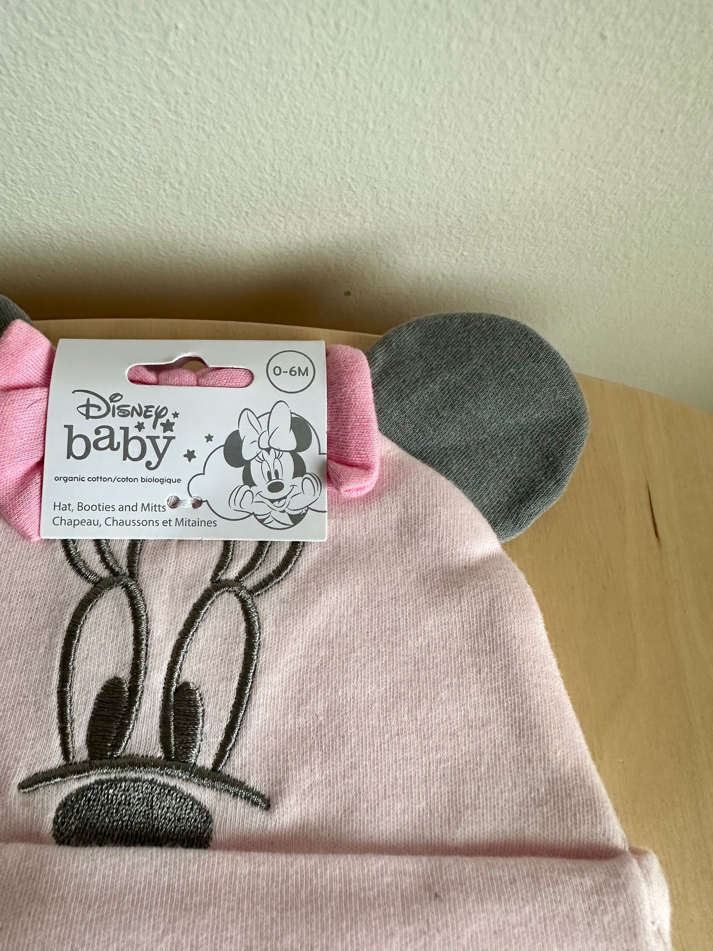 Disney Toque, Mits + Booties (With Tags) / 0-6m