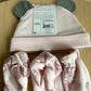 Disney Toque, Mits + Booties (With Tags) / 0-6m