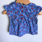 Elephant Floral Cotton Top / 12-18m