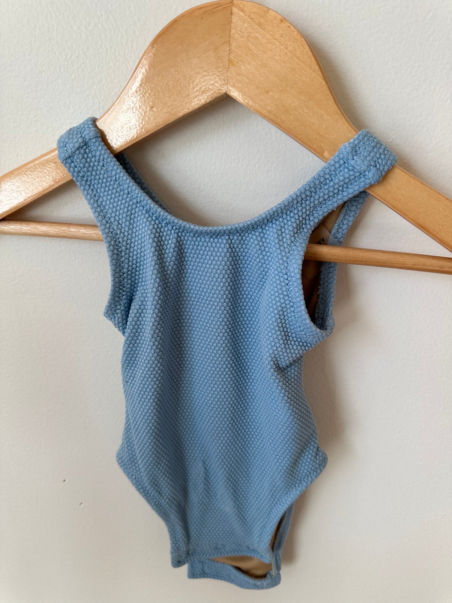 Blue Swim Suit with Bow at the Back / 0-3m