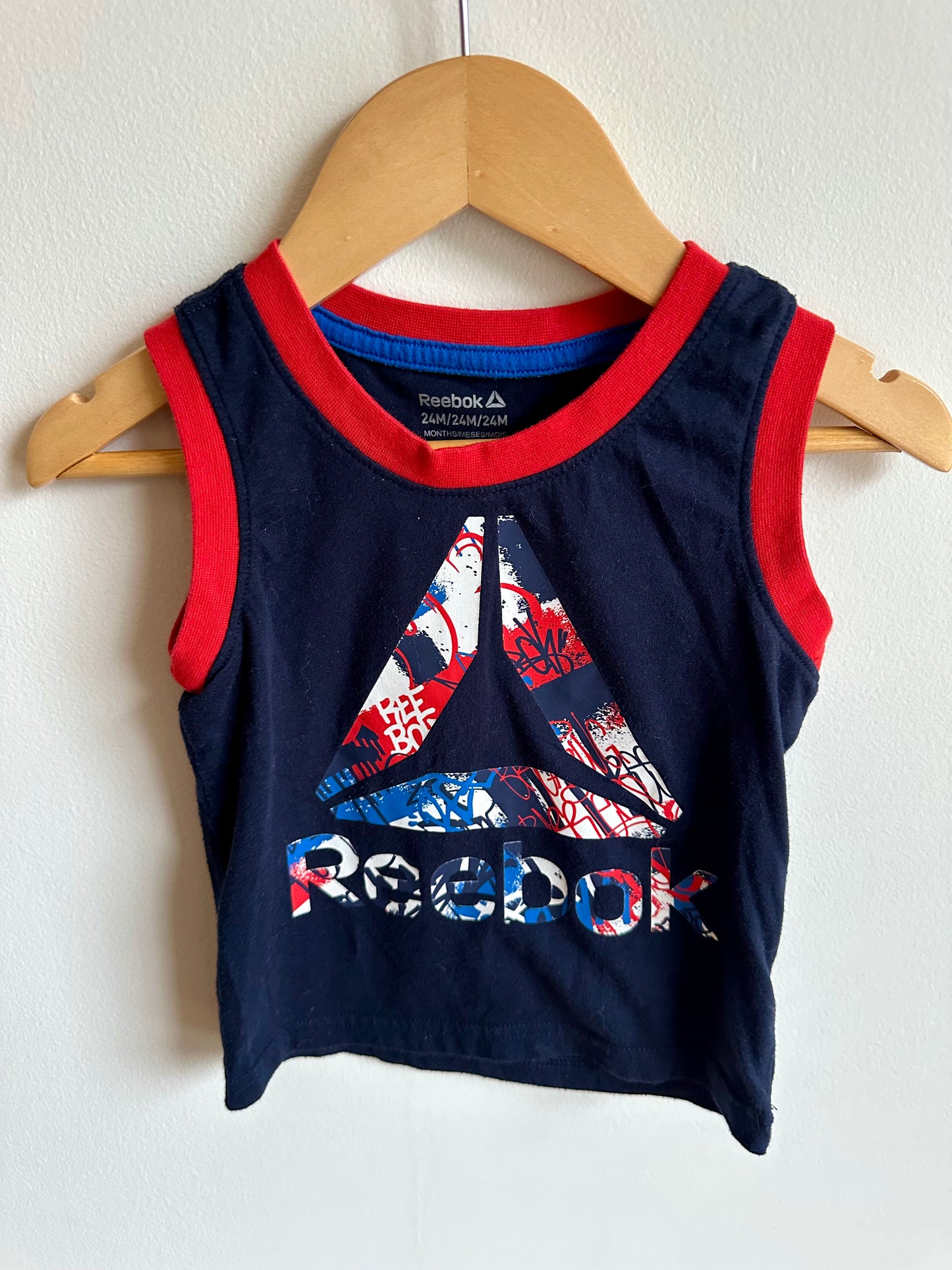 Reebok Red Trim Tank Top / 24m