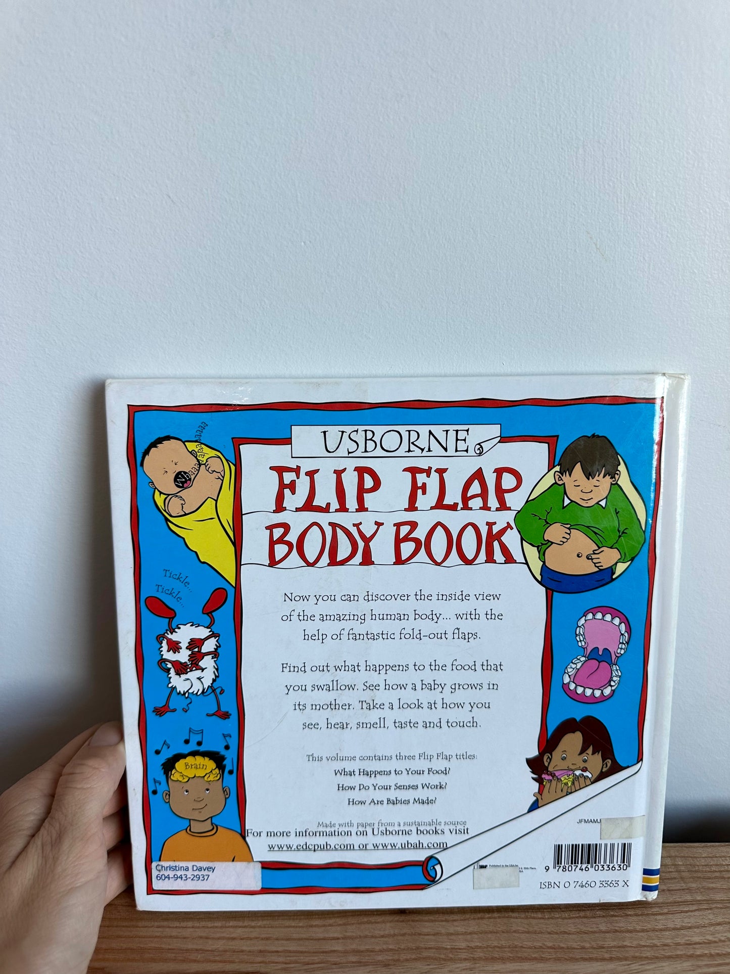 Flip Flap Body Book / 3-8 years