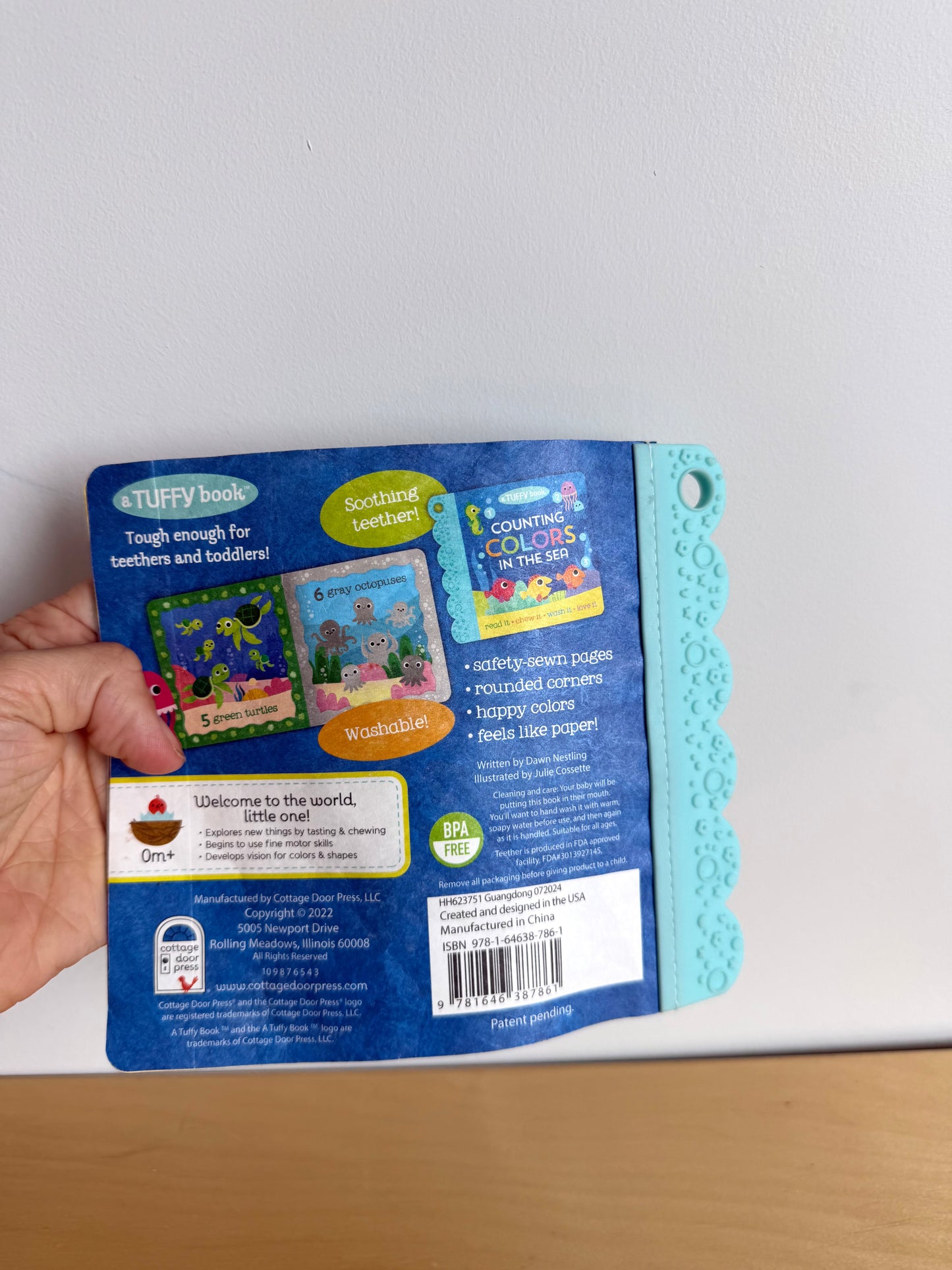 Washable Tuffy Counting Colours in the Sea Book / 0-2 years