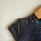 Zara Sequin Black Cropped Top / 8 Years