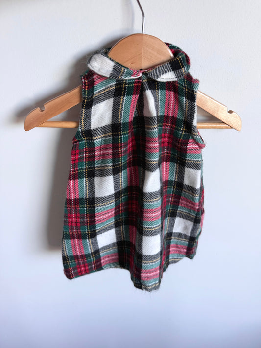 Tartan Sleevless Dress / 6m