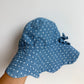 Gap Denim Look Polka Dot Hat / M-L (50-52)