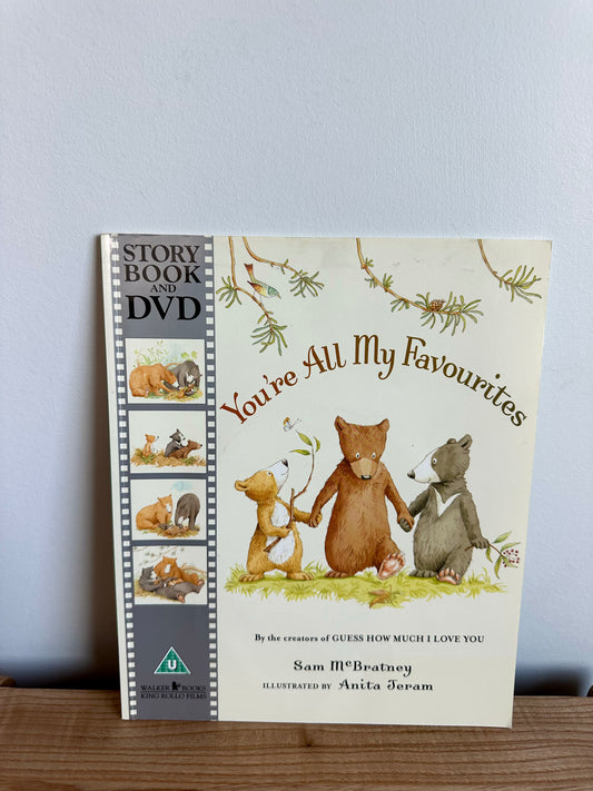 You're All My Favourites Book + DVD / 2-5 years (No Shipping)