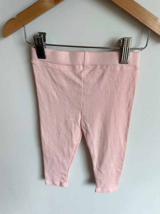 Pale Pink Leggings / 12-18m