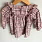 Pink Tartan Dress / 12-18m
