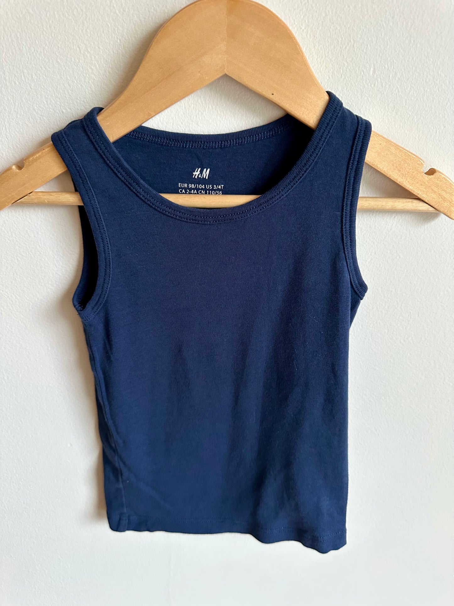 H&M Navy Tank / 2-3T