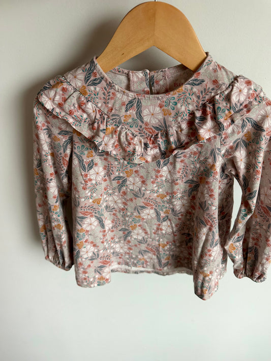 Isaac Mizrahi Floral Top / 4T