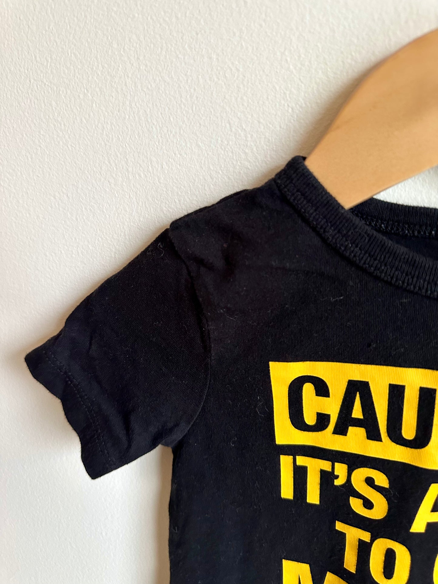 Messy Caution T-Shirt / 12-18m