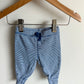 Striped Blue White Pants / 3m