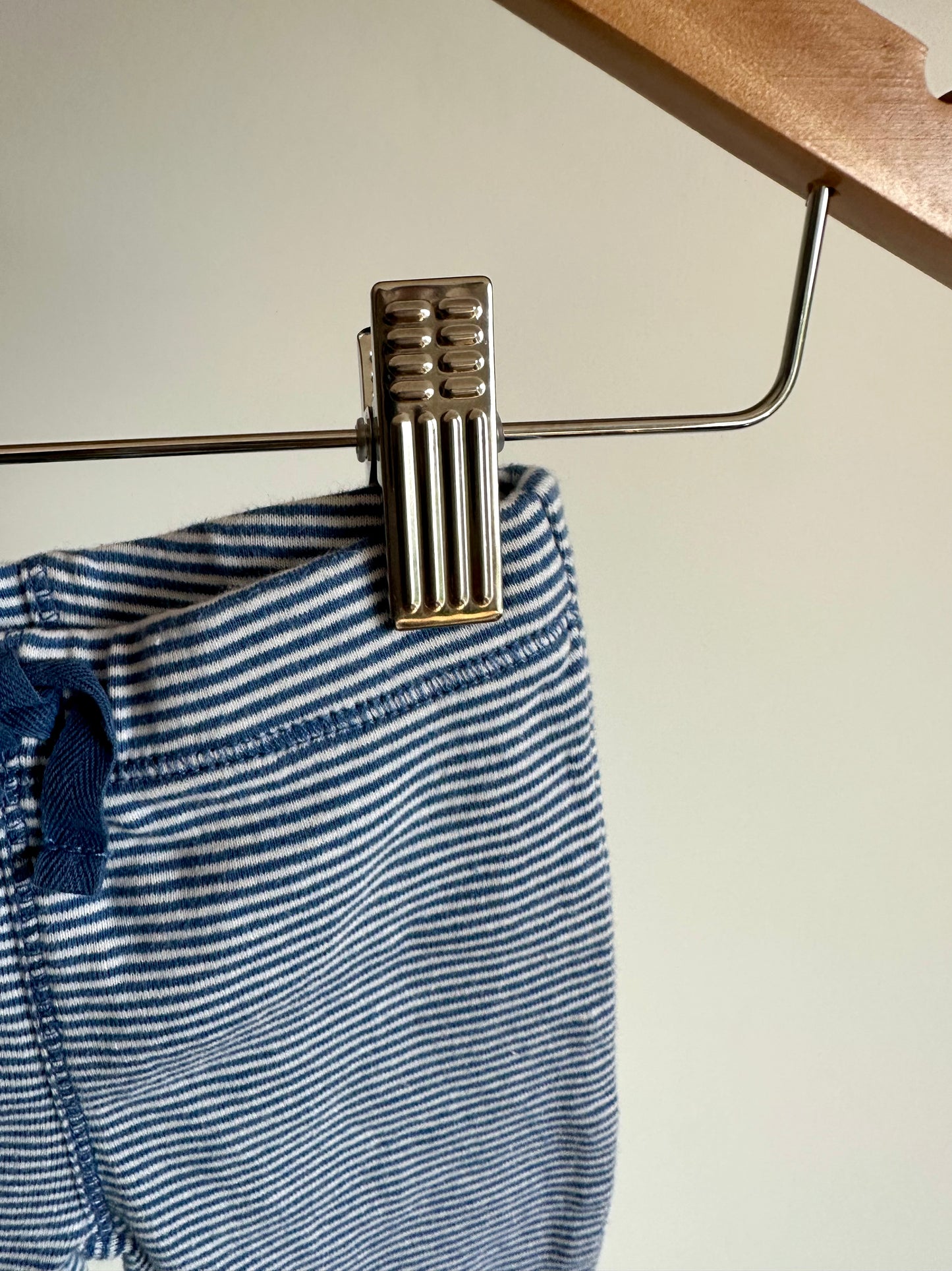 Striped Blue White Pants / 3m