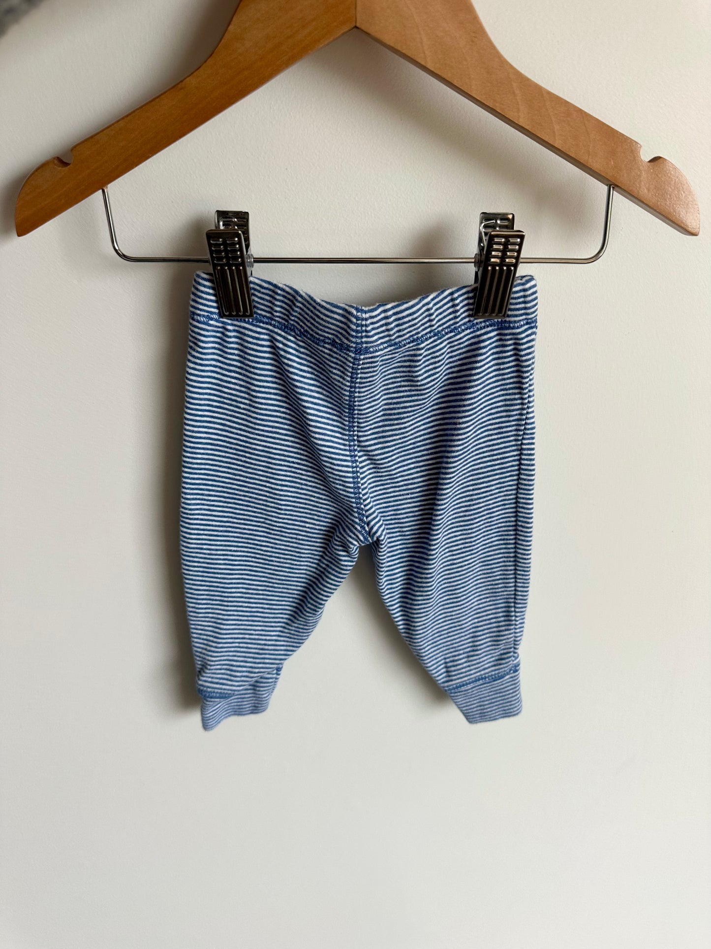 Striped Blue White Pants / 3m