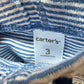 Striped Blue White Pants / 3m