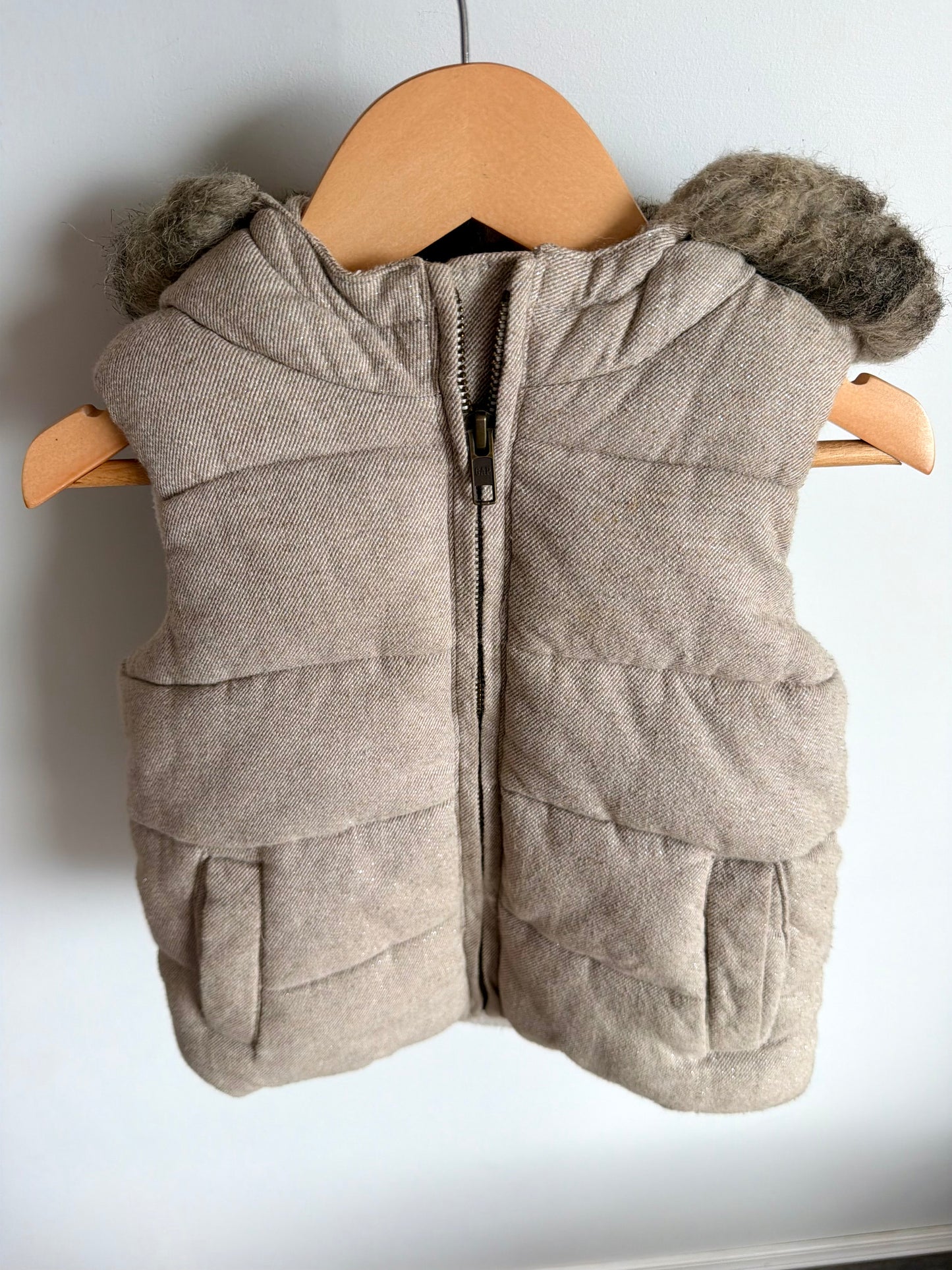 Gap Hooded Shimmer Vest / 4T