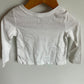 White Long Sleeve Top (With Tags) / 12-18m