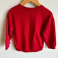 Heart Red Sweater / 3-4T