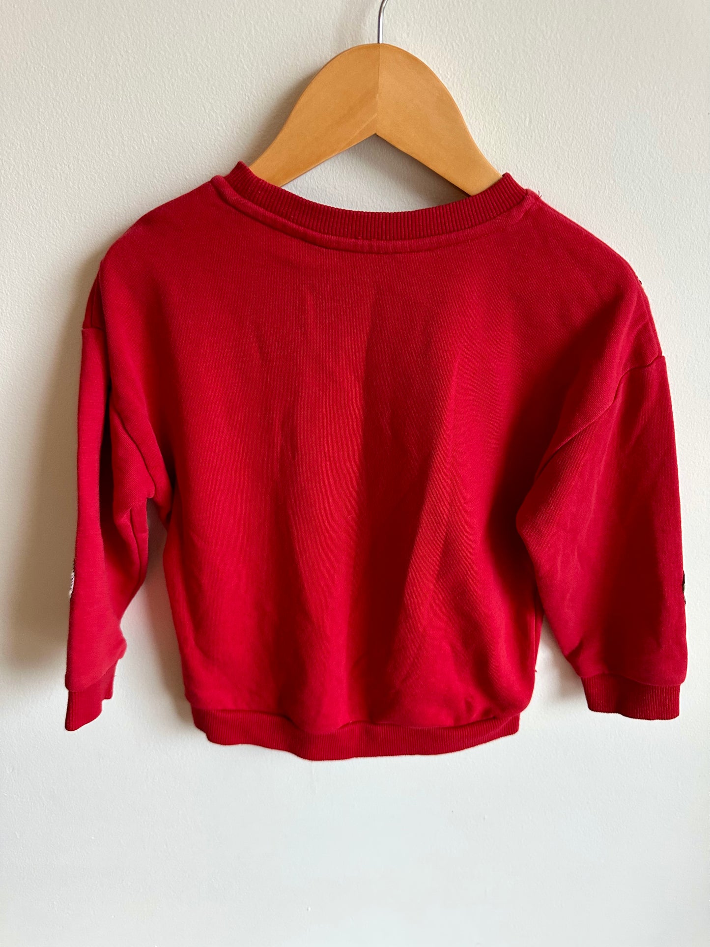 Heart Red Sweater / 3-4T