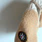 Tan Sherpa Hoodie / 3T