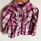 Pink Plaid Cowgirl Top / 3T