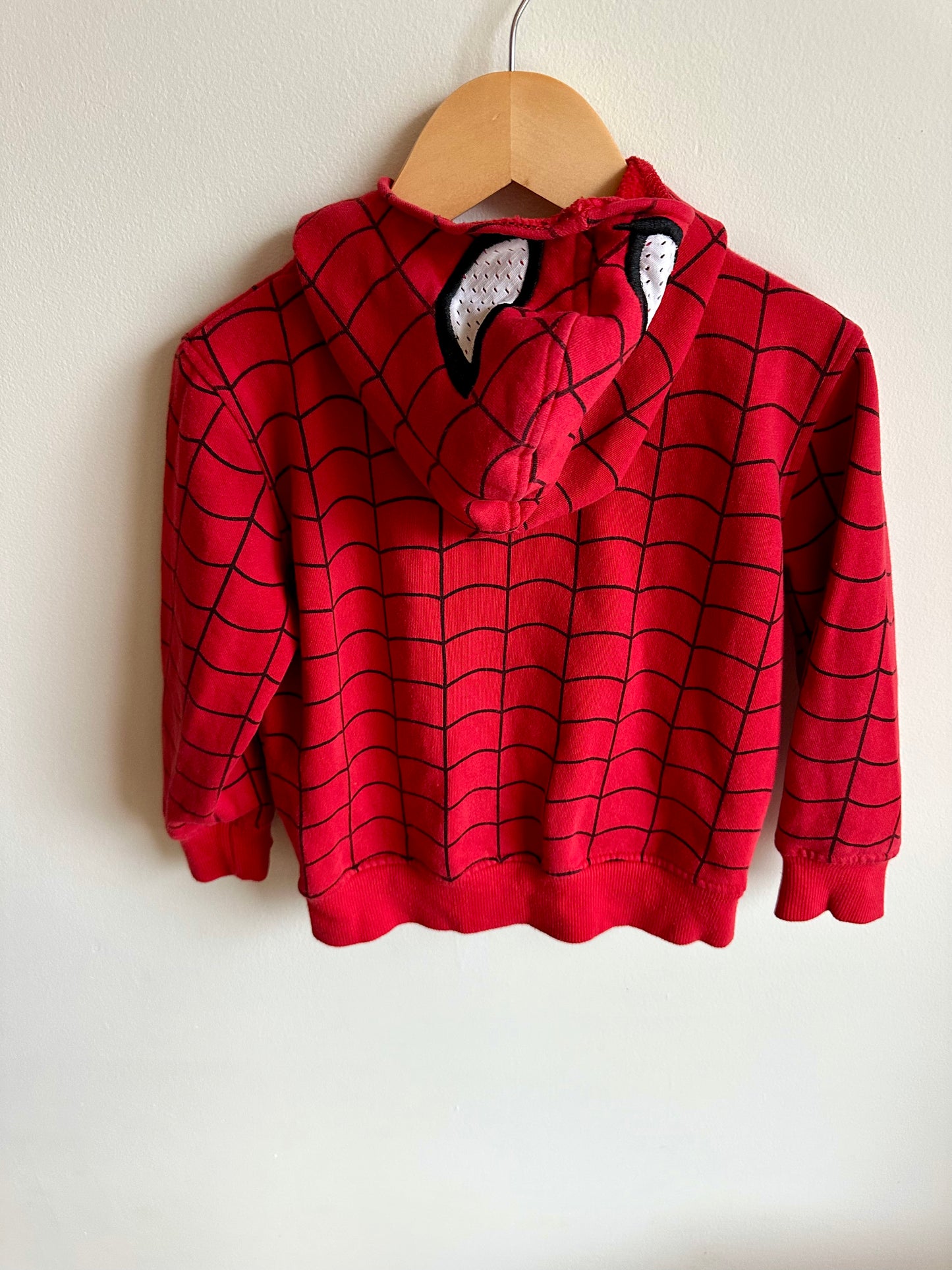 Spiderman Zipper Hoodie / 4-5 years (xs)