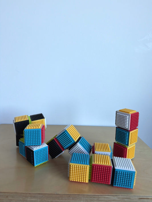 Bristle Colored Block Square Toys (No Shipping)